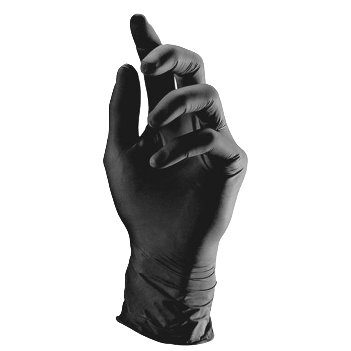 Еднократни ръкавици от нитрил SEMPERGUARD NITRILE XPERT BLACK - 100 бр. - 2