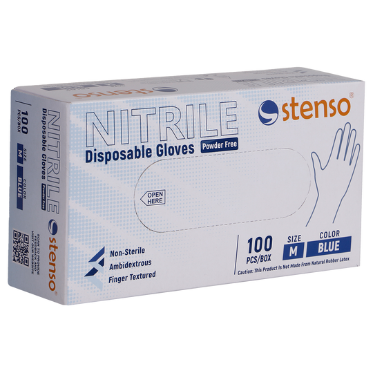 Disposable nitrile gloves - 100 pcs. STENSO NITRILE PF