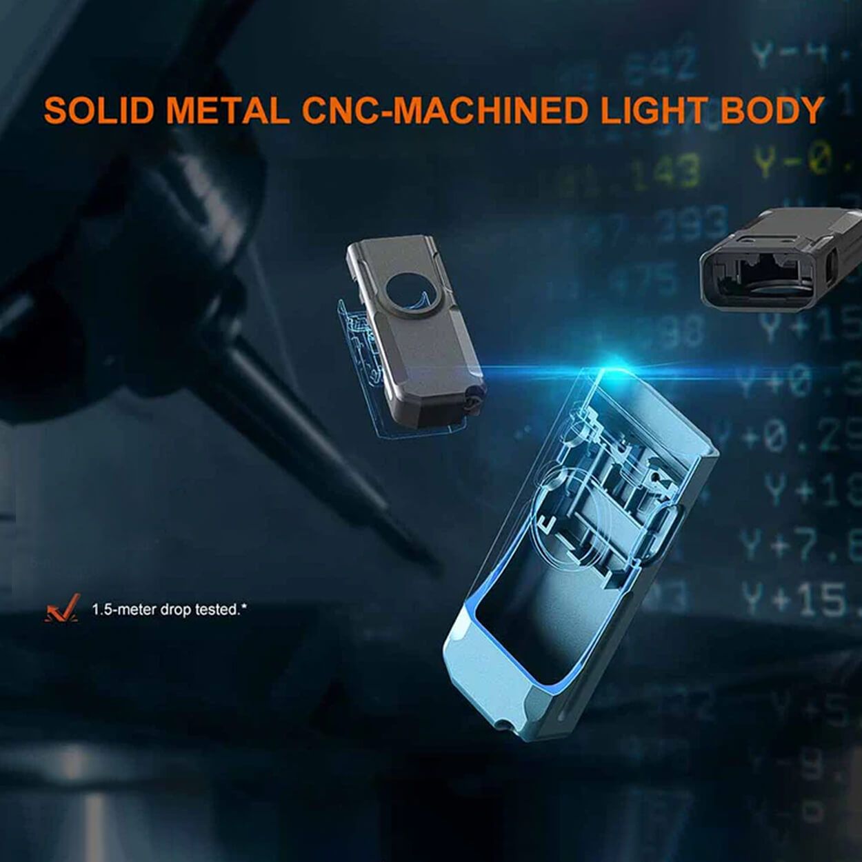 Lanternă breloc FENIX E06R - 3