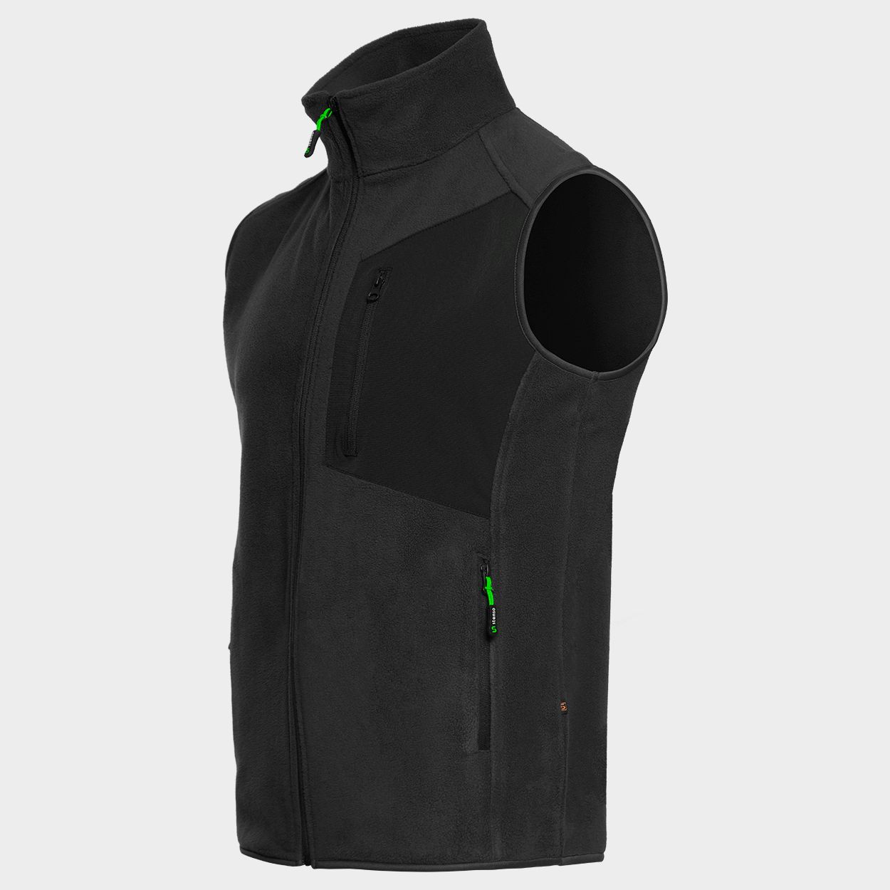 Vestă fleece VERSA POLAR BLACK - 2