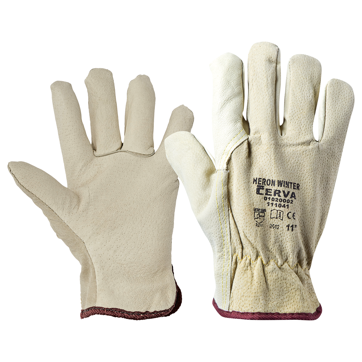 Full leather winter gloves HERON WINTER