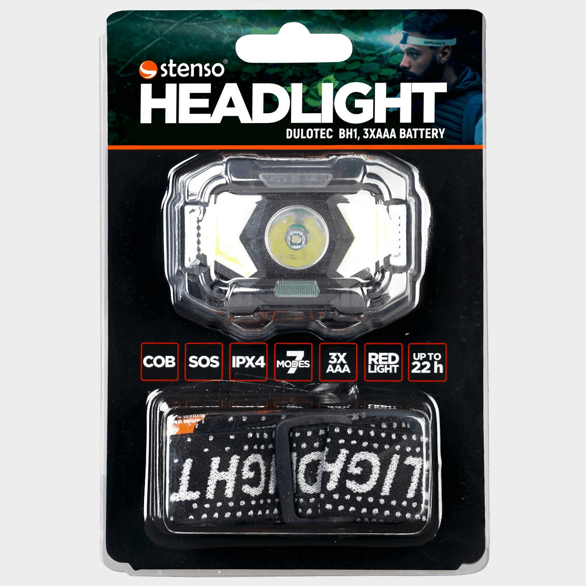 Headlight DULOTEC BH1 + 3xAAA batteries - 2