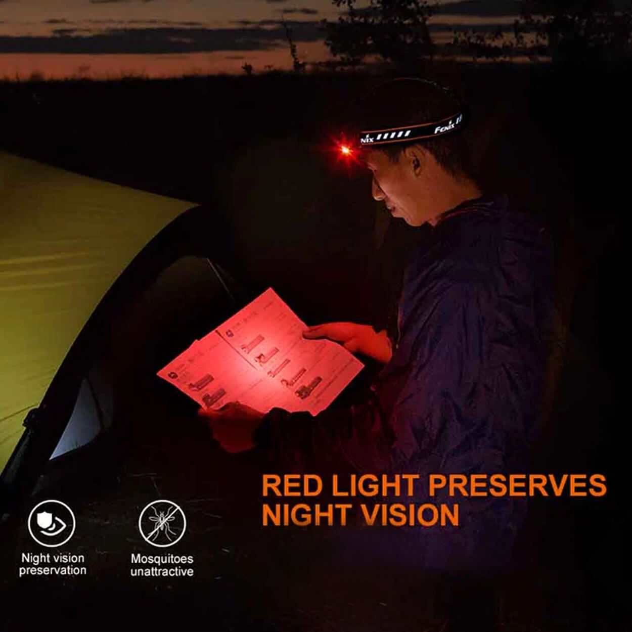 Lanternă frontală FENIX HM70R LED - 5