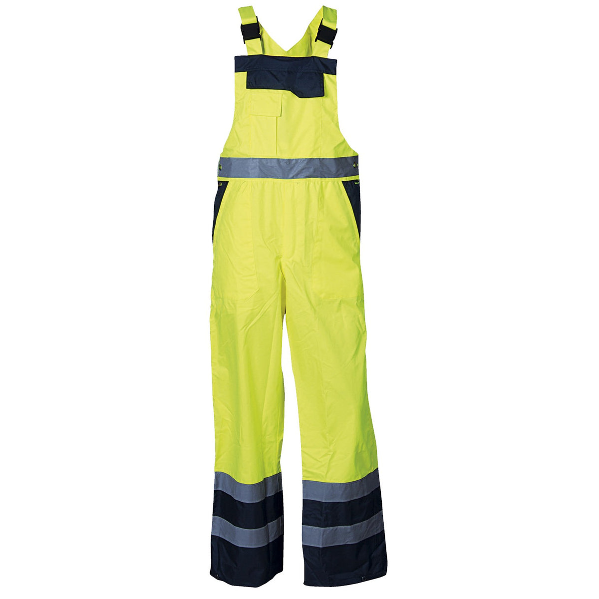 High visibility bib pants PONGO YELLOW