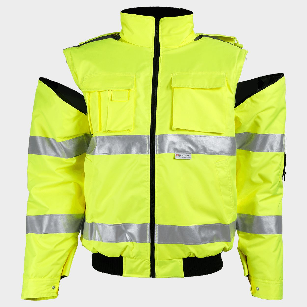 Μπουφάν υψηλής ορατότητας GROVER HV YELLOW - 3