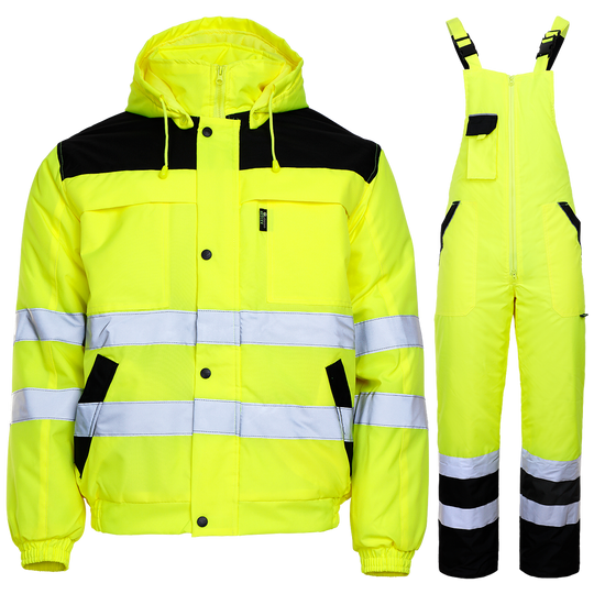 High visibility set COLLINS HV YELLOW WINTER - 1