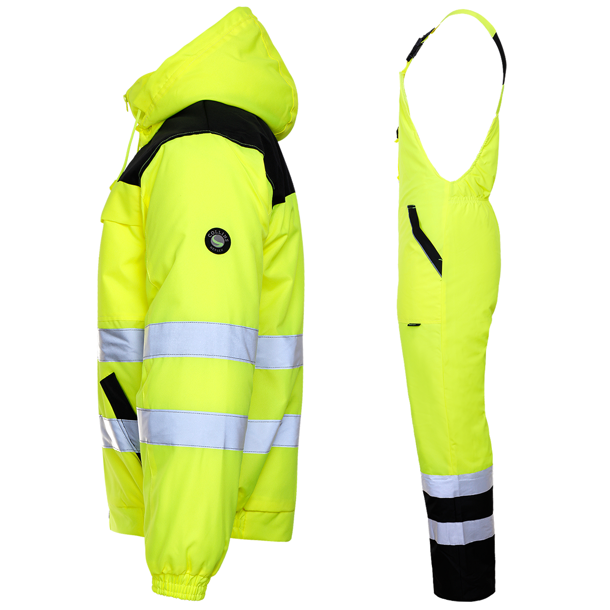Set de mare vizibilitate COLLINS HV GALBEN IARNĂ - 9