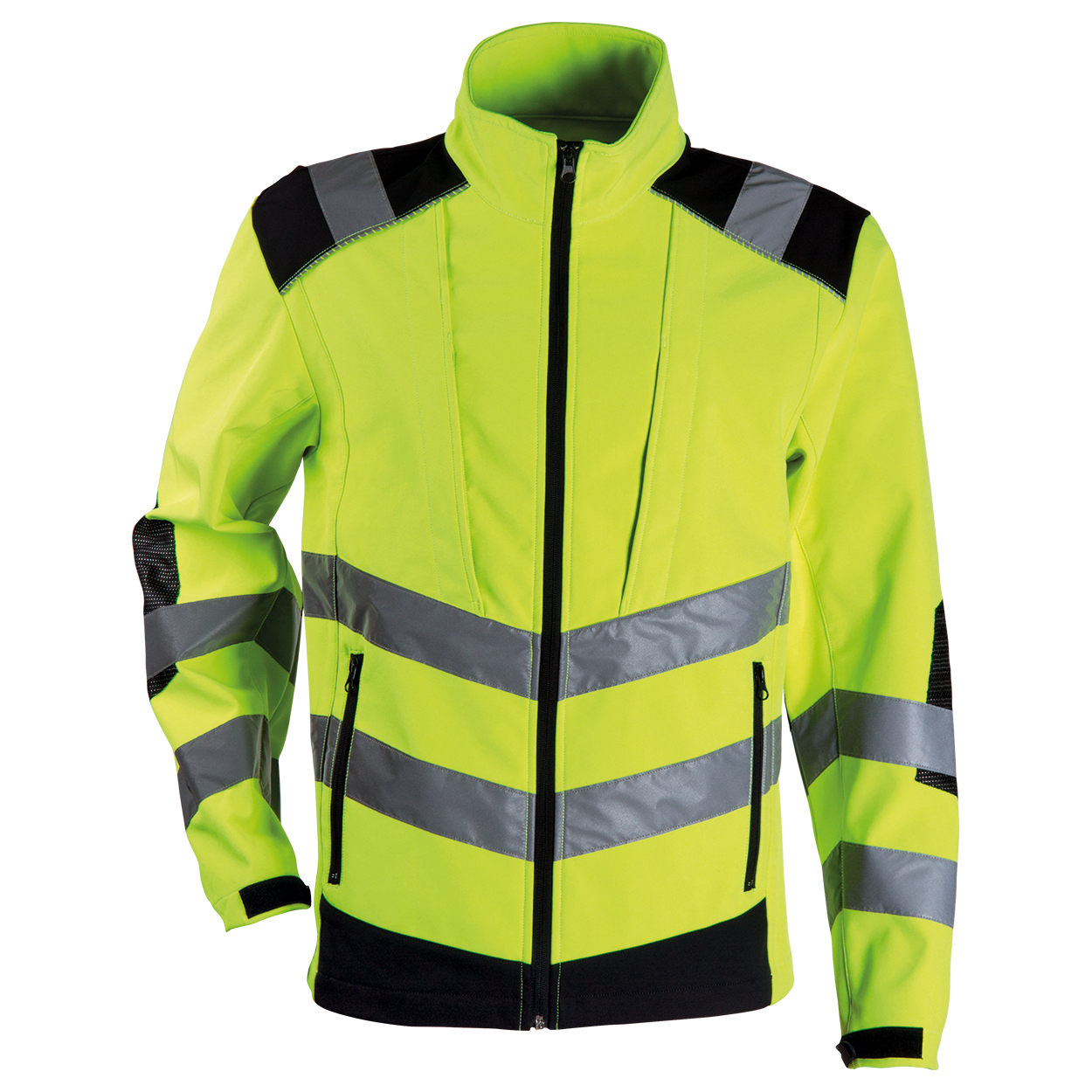 Υψηλής ορατότητας μπουφάν softshell BRIGHT