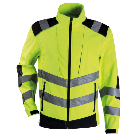 High visibility softshell jacket BRIGHT