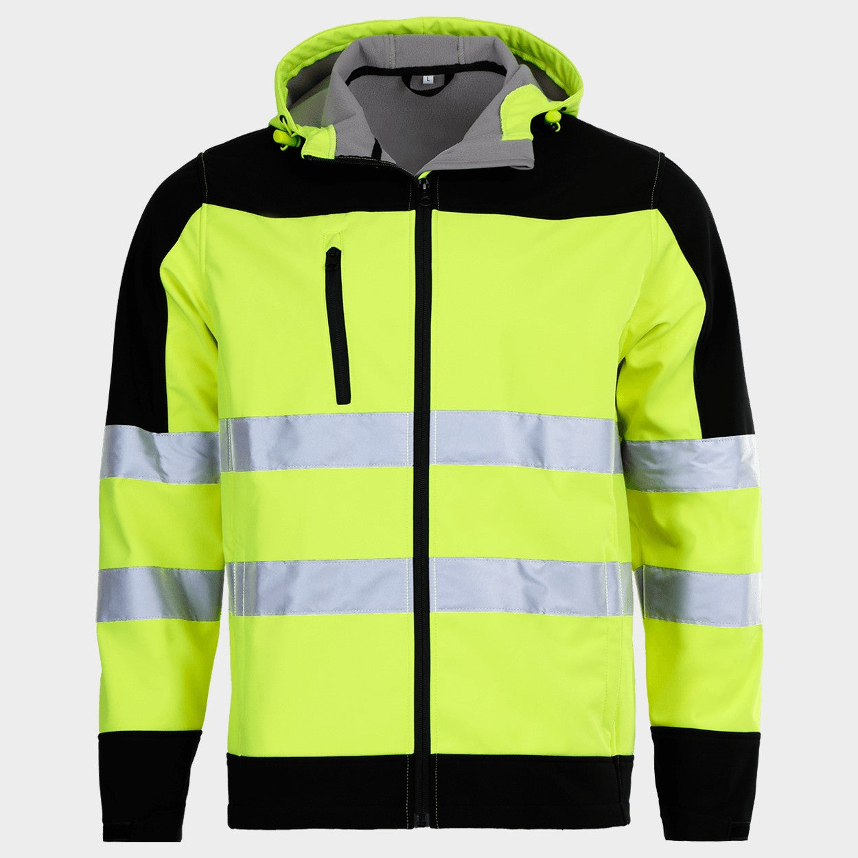 High visibility softshell jacket NOBEL 2.0 YELLOW - 1