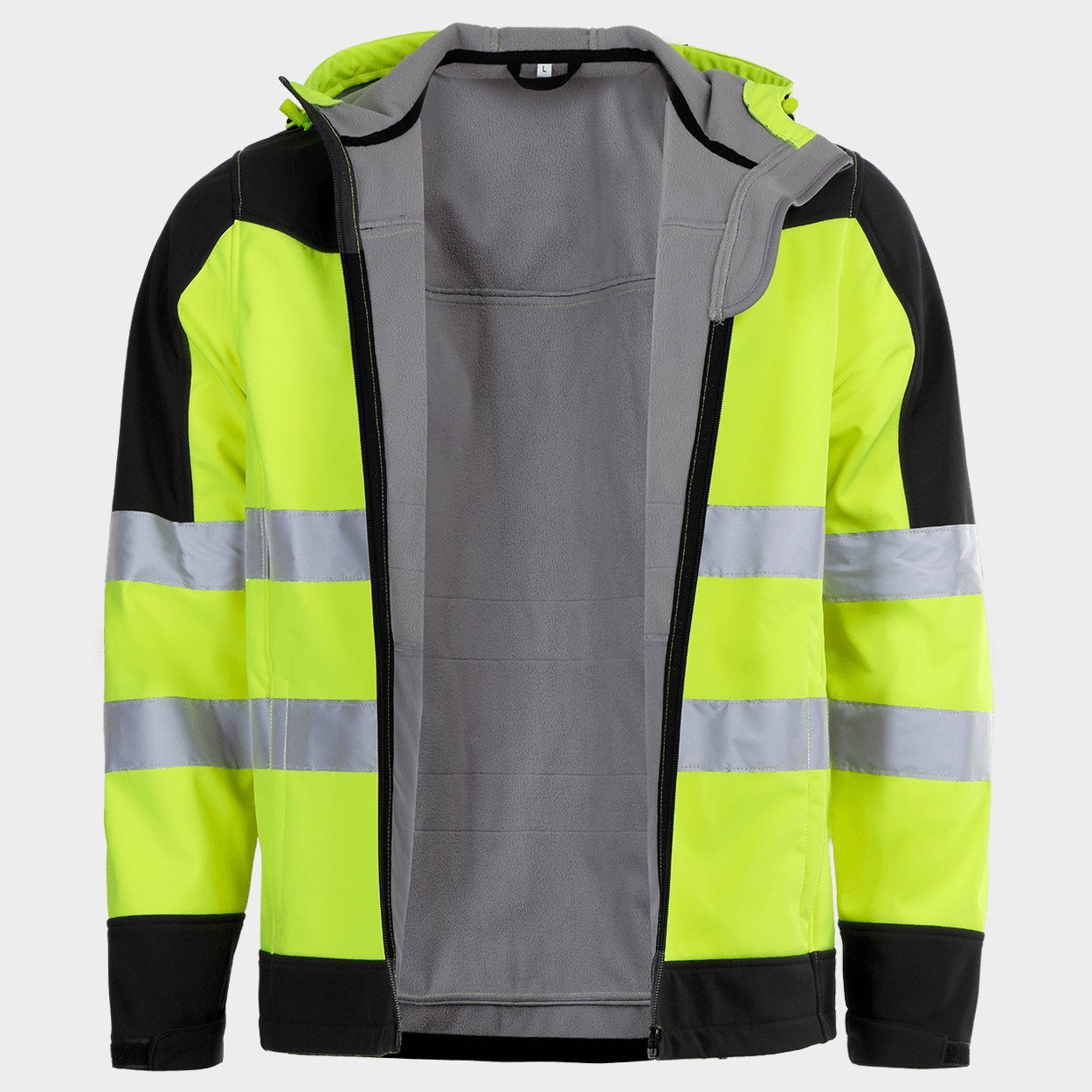 High visibility softshell jacket NOBEL 2.0 YELLOW - 4