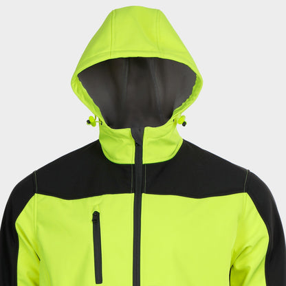 High visibility softshell jacket NOBEL 2.0 YELLOW - 7