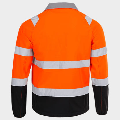 High visibility softshell jacket NOBEL ORANGE - 2