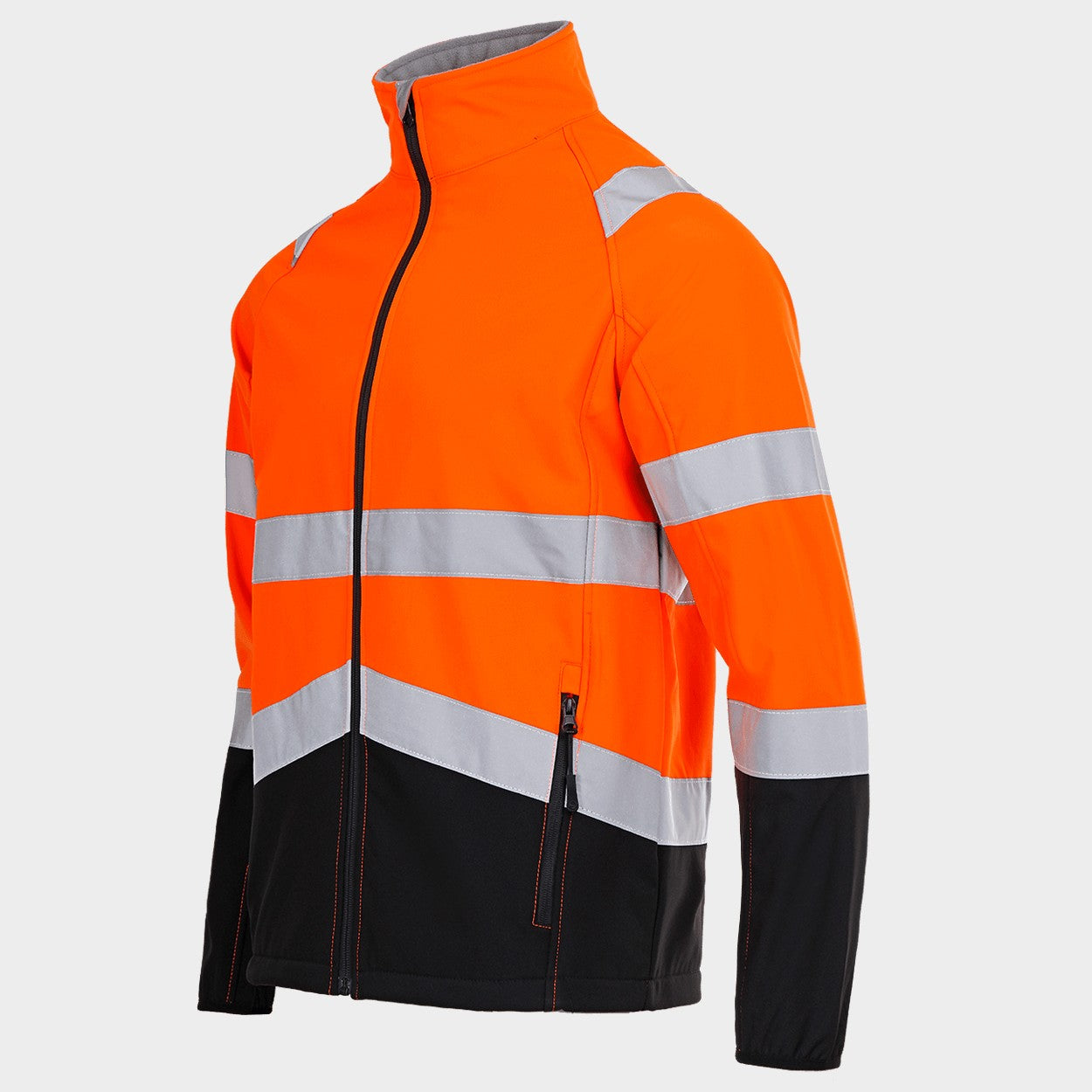 High visibility softshell jacket NOBEL ORANGE - 3