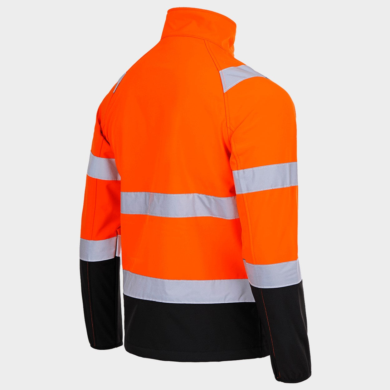 High visibility softshell jacket NOBEL ORANGE - 6