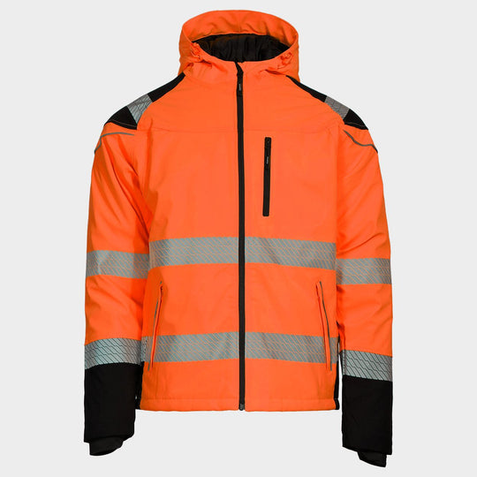 High visibility softshell jacket PRISMA HV ORANGE - 1
