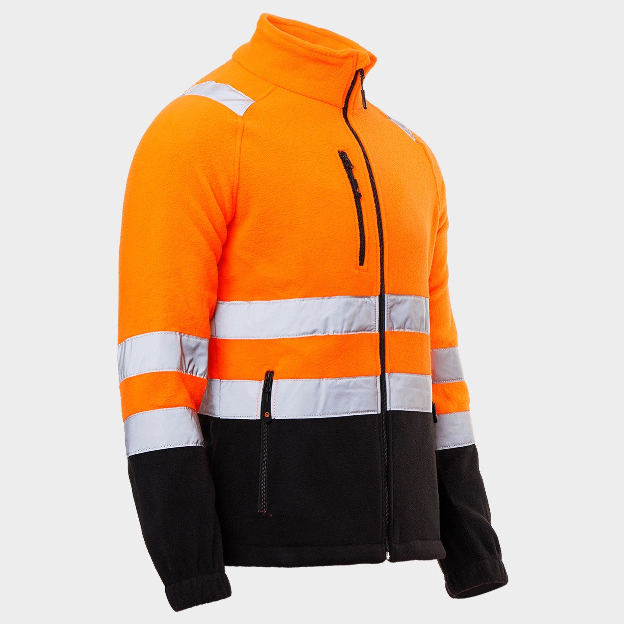 Hanorac reflectorizant PRISMA HV ORANGE FLEECE - 4