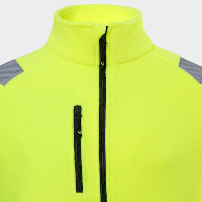 Hanorac reflectorizant PRISMA HV YELLOW FLEECE - 7