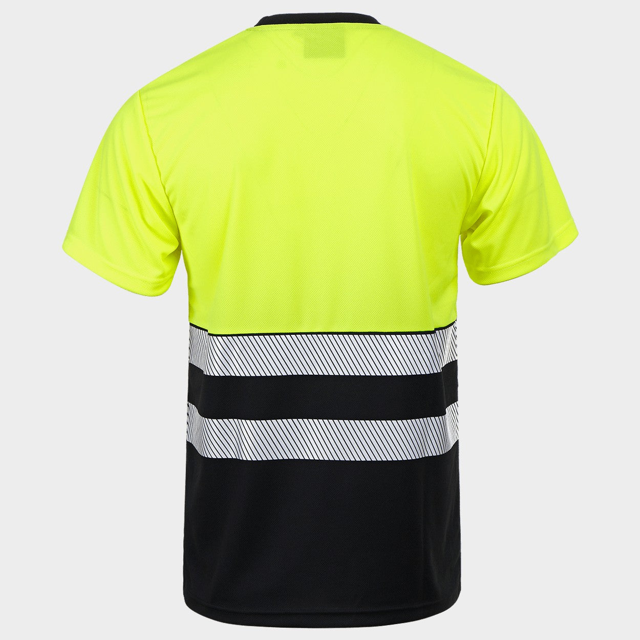 Tricou reflectorizant PRISMA HV GALBEN/NEGRU - 2