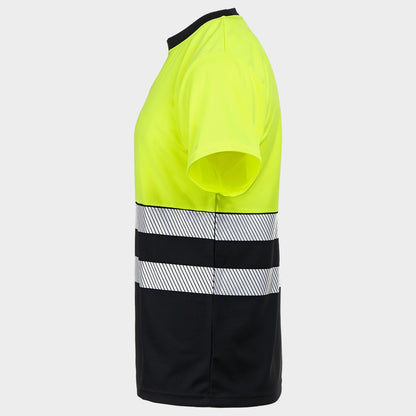 Tricou reflectorizant PRISMA HV GALBEN/NEGRU - 3