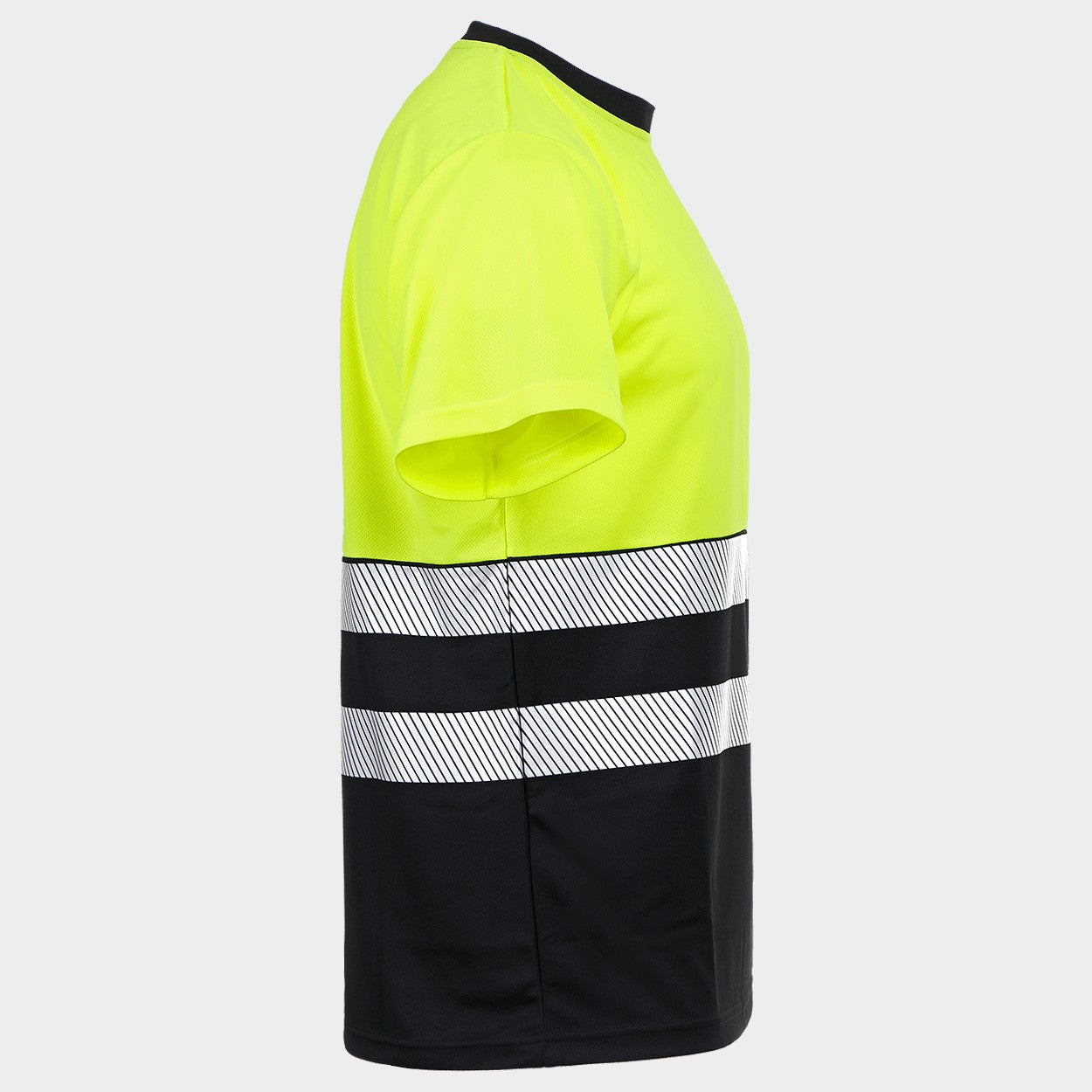 Tricou reflectorizant PRISMA HV GALBEN/NEGRU - 4
