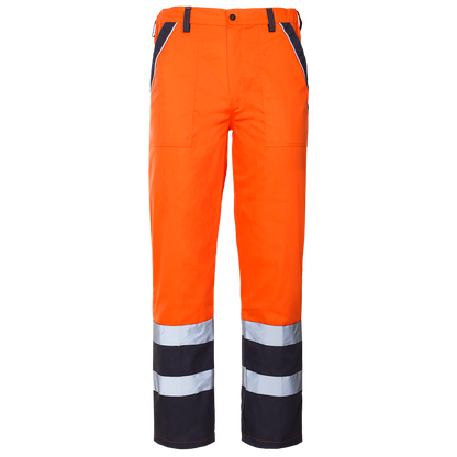 Pantaloni de lucru COLLINS SUMMER HV PORTOCALIU - 1