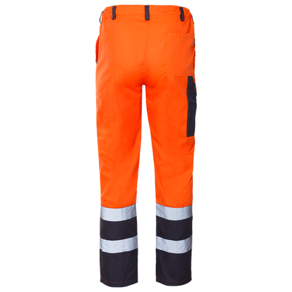Pantaloni de lucru COLLINS SUMMER HV PORTOCALIU - 2