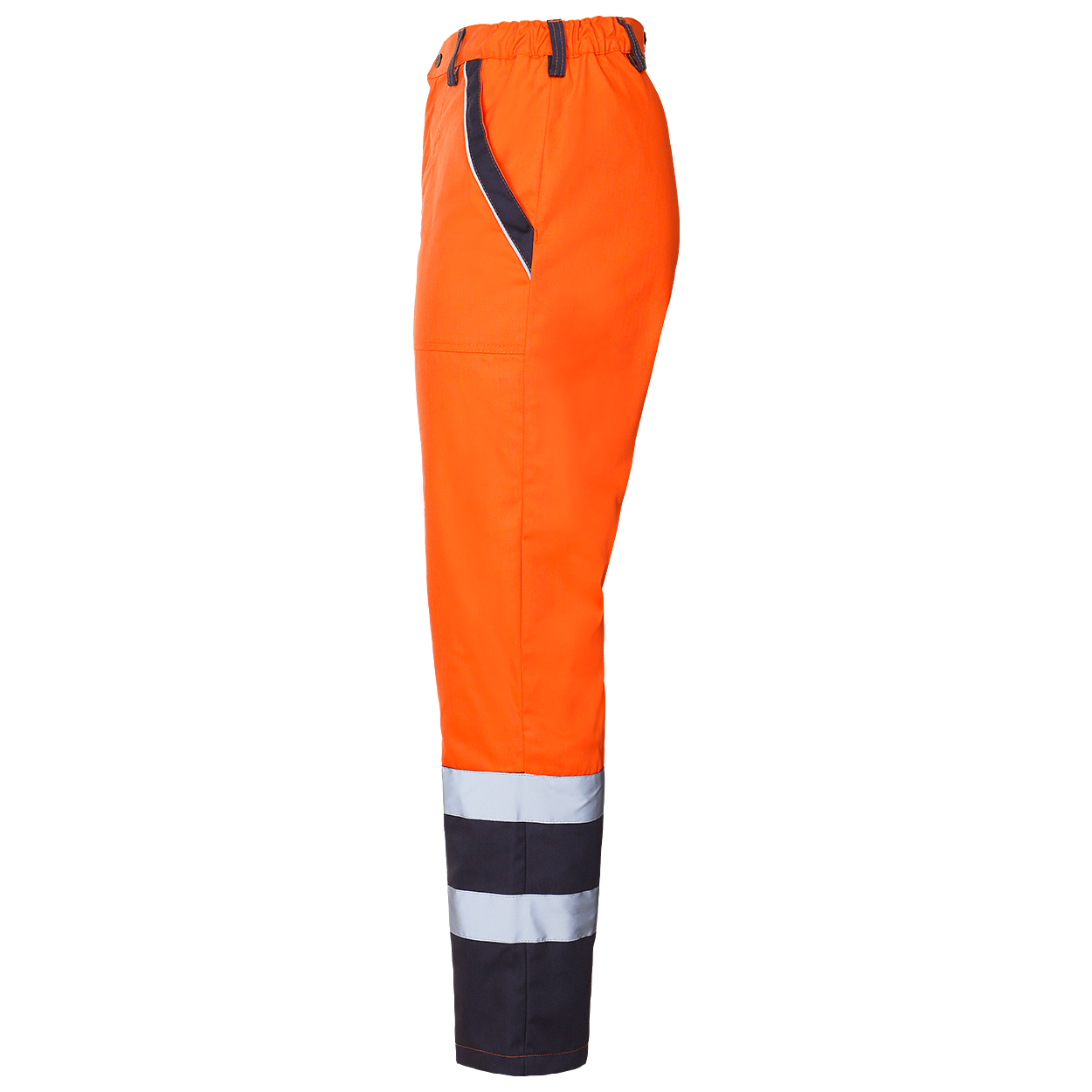 Pantaloni de lucru COLLINS SUMMER HV PORTOCALIU - 4