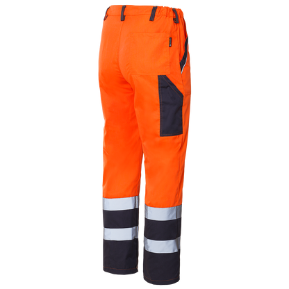 Pantaloni de lucru COLLINS SUMMER HV PORTOCALIU - 5