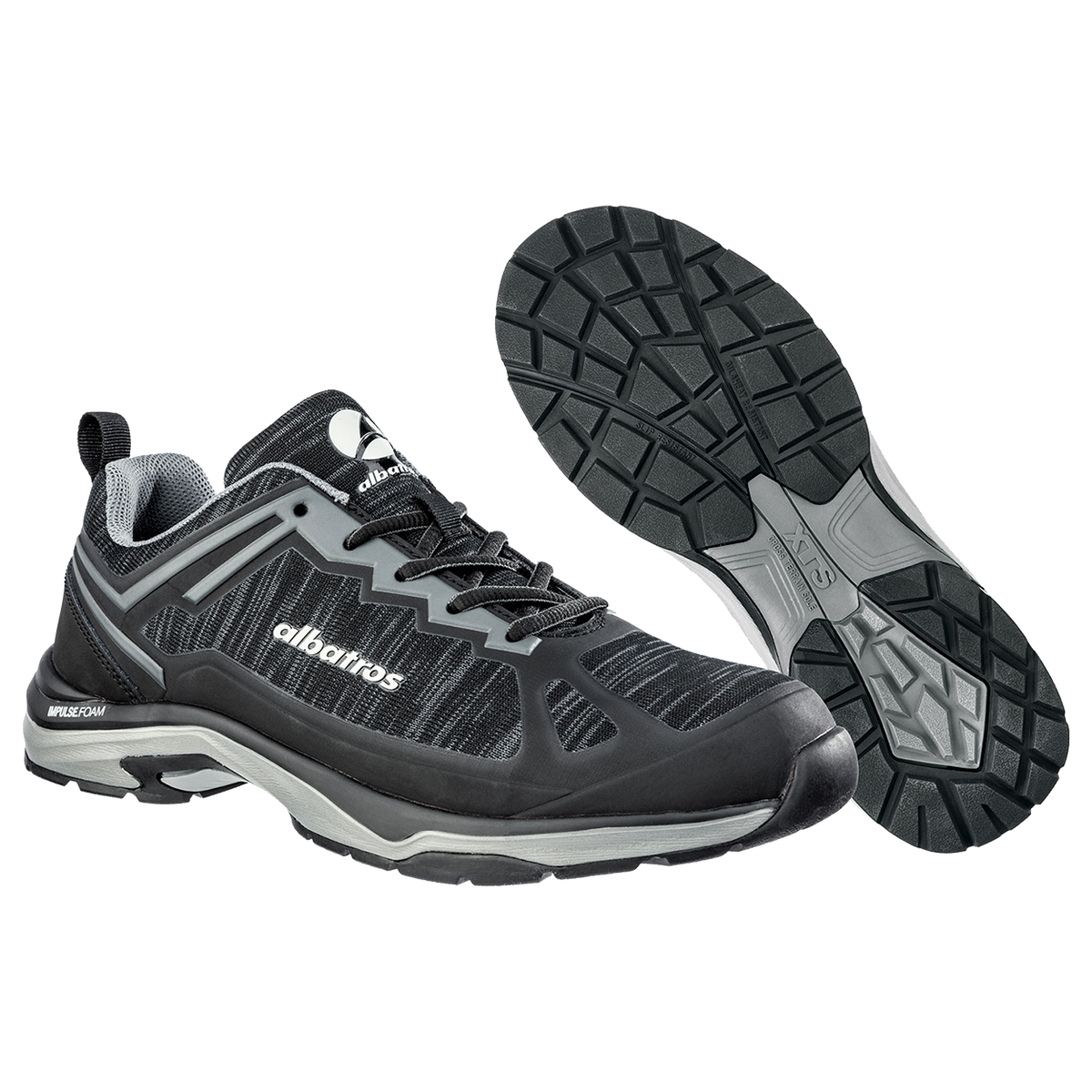 Pantofi pentru drumetii ALBATROS SKYRUNNER BLACK LOW О1 HRO SRC - 2