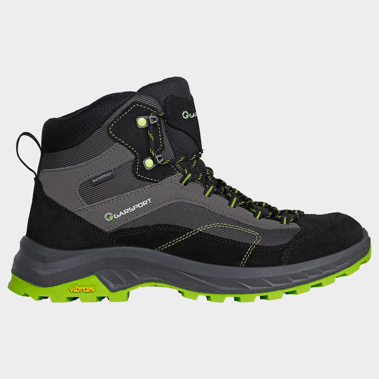 Hiking Shoes GARSPORT AVERAU MID BLACK/LIME - 1