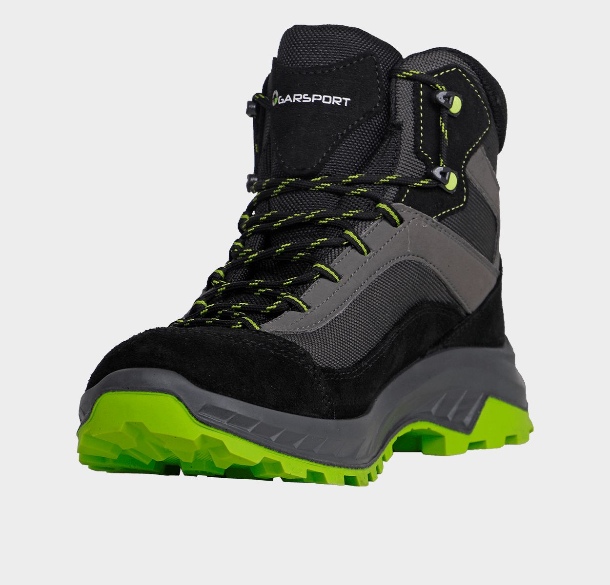 Hiking Shoes GARSPORT AVERAU MID BLACK/LIME - 4