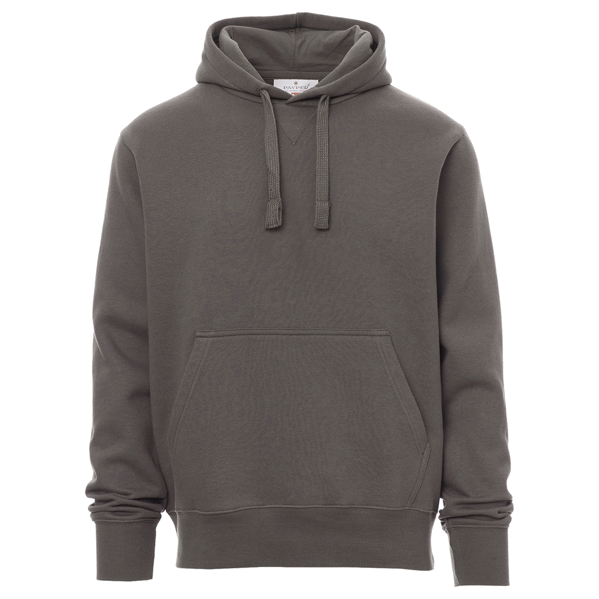 Hooded long sleeve t-shirt PAYPER TORONTO DARK GREY