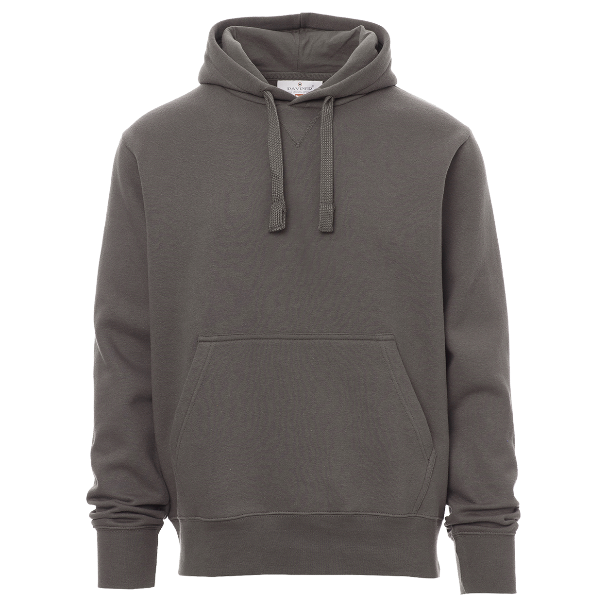 Hooded long sleeve t-shirt PAYPER TORONTO DARK GREY