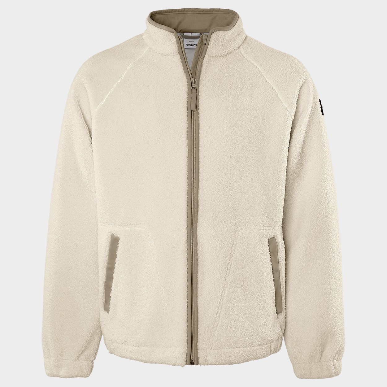 Jacket FRISTADS COPPER PILE FLEECE WHITE