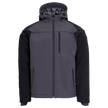 Jachetă softshell PRISMA SOFTSHELL IARNA GRI ÎNCHIS/NEGRU - 1