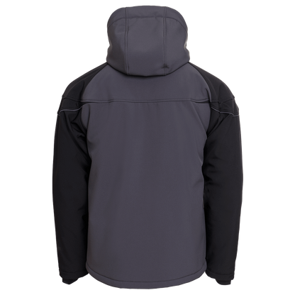 Jachetă softshell PRISMA SOFTSHELL IARNA GRI ÎNCHIS/NEGRU - 2