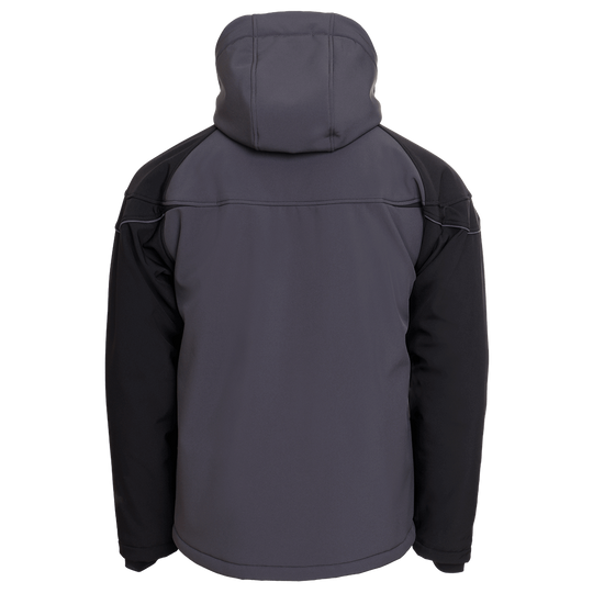 Jachetă softshell PRISMA SOFTSHELL IARNA GRI ÎNCHIS/NEGRU - 2