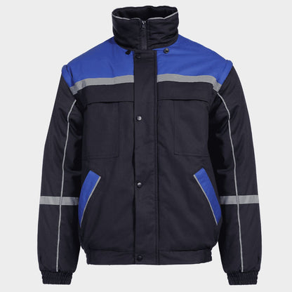 Geacă cu mâneci detașabile COLLINS COTTON BLUE JACKET - 1