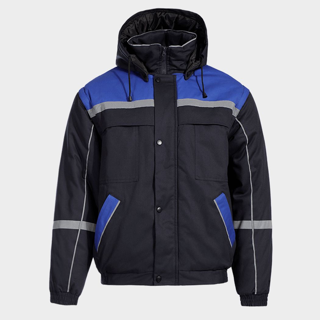 Geacă cu mâneci detașabile COLLINS COTTON BLUE JACKET - 10