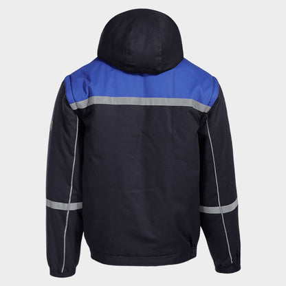 Geacă cu mâneci detașabile COLLINS COTTON BLUE JACKET - 11