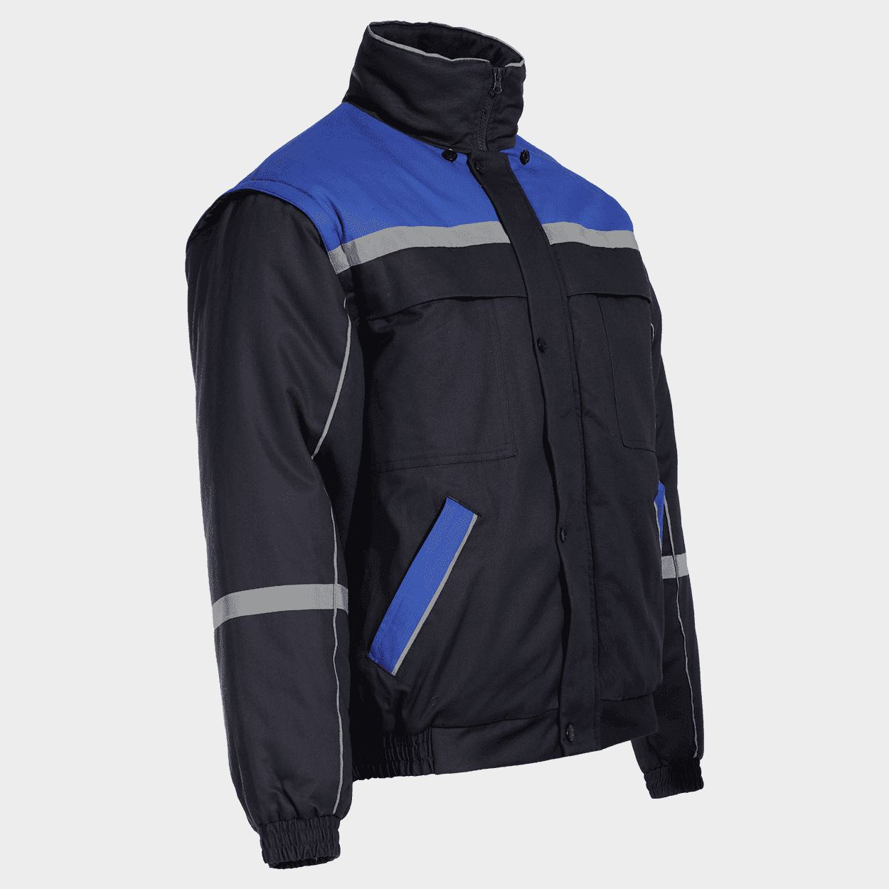 Geacă cu mâneci detașabile COLLINS COTTON BLUE JACKET - 3