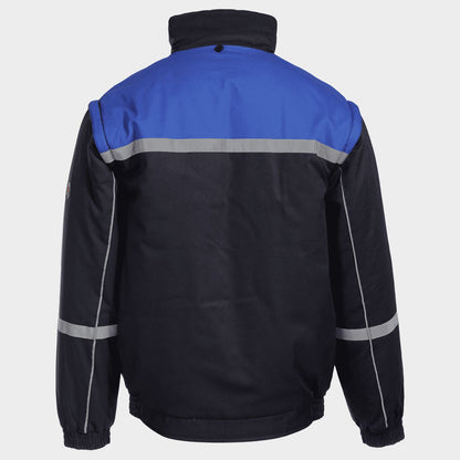 Geacă cu mâneci detașabile COLLINS COTTON BLUE JACKET - 4