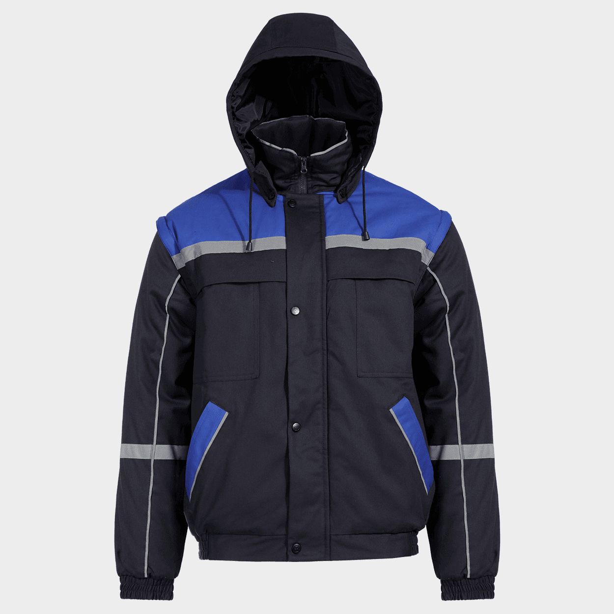 Geacă cu mâneci detașabile COLLINS COTTON BLUE JACKET - 5