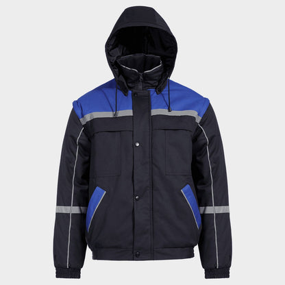 Geacă cu mâneci detașabile COLLINS COTTON BLUE JACKET - 5