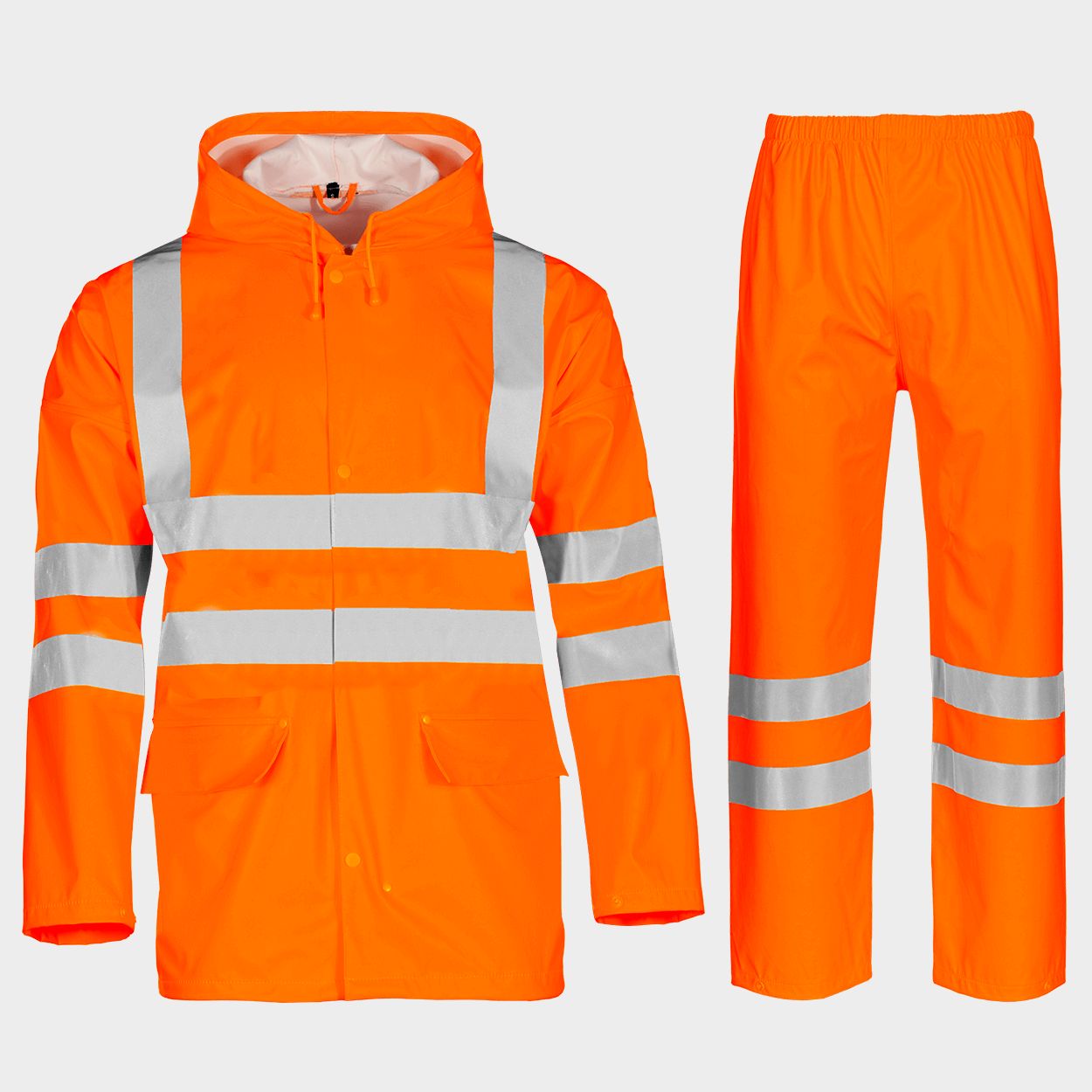 Jachetă cu pantaloni STORMER HV PORTOCALIU - 1