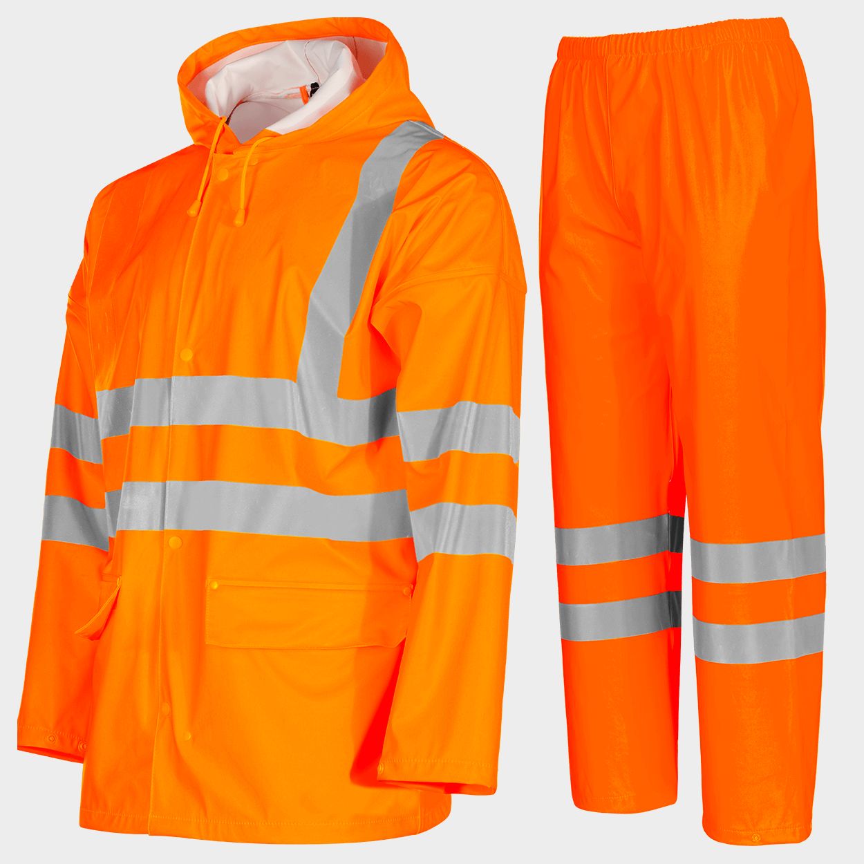 Jachetă cu pantaloni STORMER HV PORTOCALIU - 4