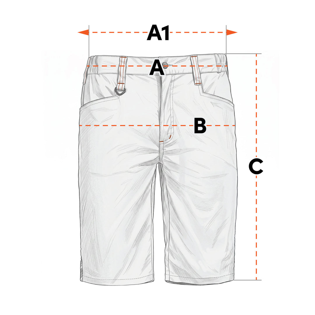 Work shorts PRISMA BLACK