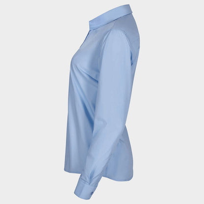 Cămașă cu mânecă lungă de damă VELILLA LIGHT BLUE - 3