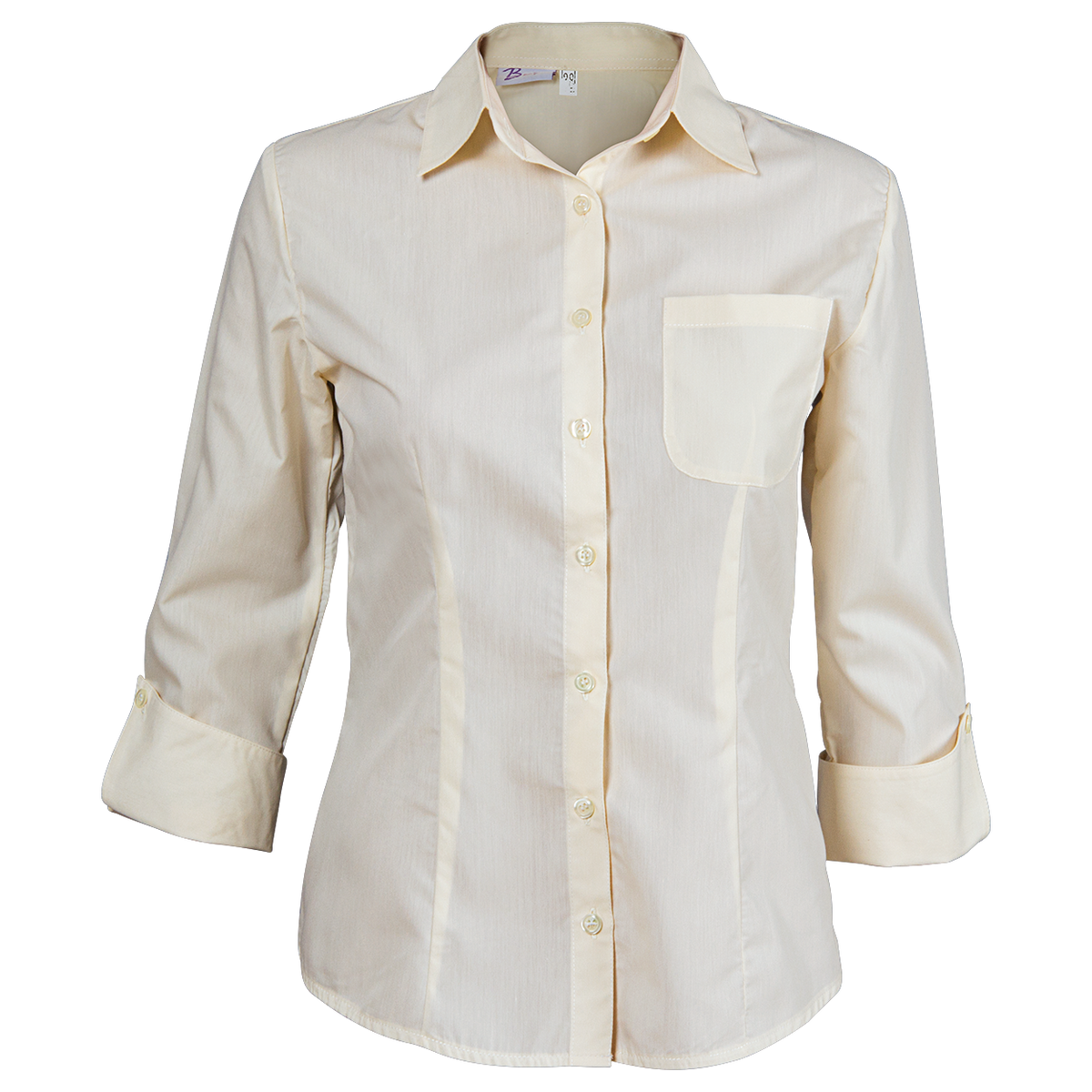Cămașă pentru femei cu mâneci 3/4 CAMISA ȘAMPANIE